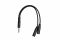 2E GAMING Headset HG340, mini-jack/dual 3.5mm, RGB, 2m, black