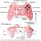 N1 2.4GHz Wireless USB Game Controller for Xbox One, PS3, Windows PC, Dual Motor Vibration Gamepad pink