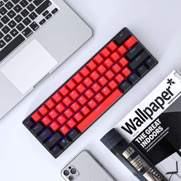 JOMGBB Keycaps Red Blakc