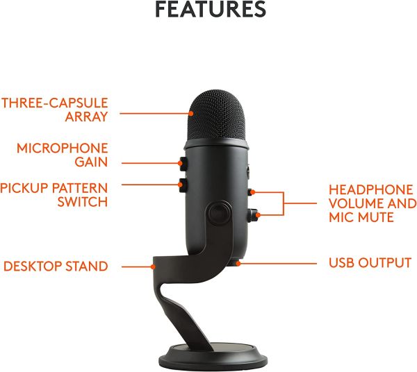Blue Microphones Yeti Blackout