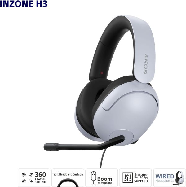 Headphone/ Sony/ Sony INZONE H3 Wired Gaming Headset Black