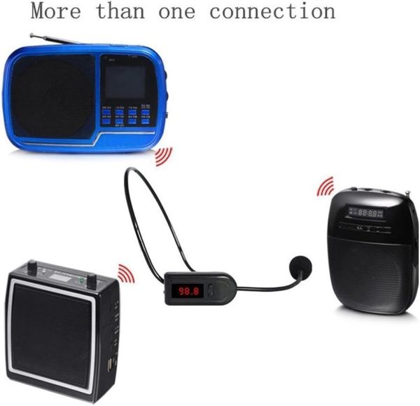 FM Wireless Microphone Headset