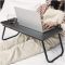 Black Laptop Desk MDF Folding Low Table Center