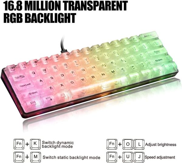Transparent Gaming Keyboard