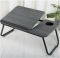 Black Laptop Desk MDF Folding Low Table Center