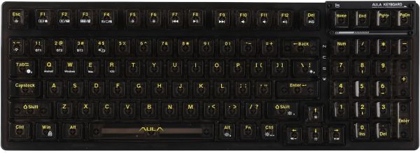 Keyboard: AULA F98 RGB Wireless Gaming Mechanical Keyboard Black