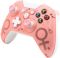 N1 2.4GHz Wireless USB Game Controller for Xbox One, PS3, Windows PC, Dual Motor Vibration Gamepad pink