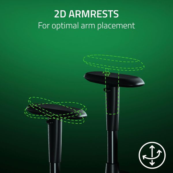 Razer chair Iskur V2 X EPU Leather, 4D-Armrests, black