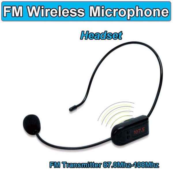 FM Wireless Microphone Headset