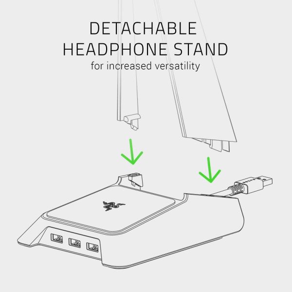 Razer Base Station Chroma -  Mercury, white