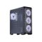 Zalman Computer case  I3, MidT, 2xUSB2.0,1xUSB3.0, 4x120mm White LED, acrylic (side panel), without PSU, black