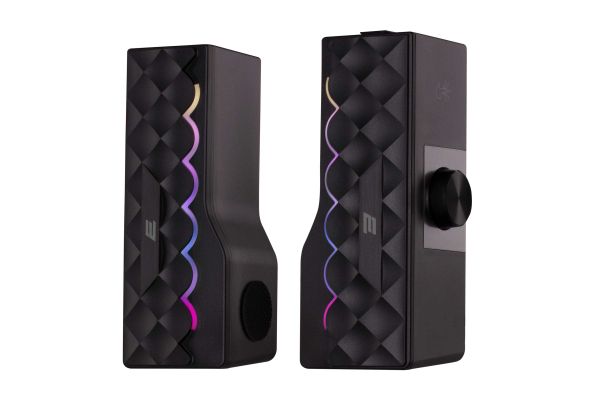 2E Multimedia speaker  PCS232 RGB, Soundbar, 2.0, USB, Black