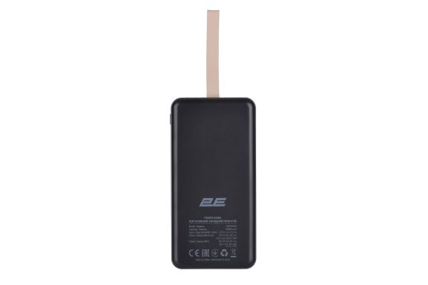 2E Power Bank Geometry 30000mAh PD, QC 18W Black