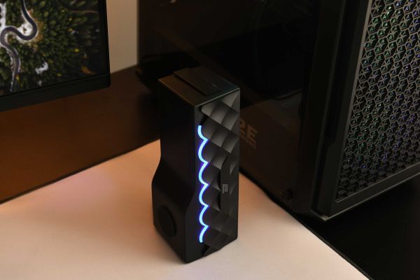 2E Multimedia speaker  PCS232 RGB, Soundbar, 2.0, USB, Black