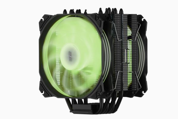 2E GAMING CPU cooler Air Cool AC120D6-ARGB, LGA1700, 1366, 1200, 115x,  AM5, AM4, AM3, AM3+, AM2, AM2+, FM2, FM1, 4pin PWM, 3pin +5VARGB, TDP 200W