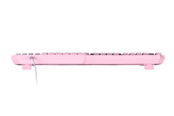 2E GAMING Membrane keyboard KG315 110key, USB-A, EN/UA, RGB, pink