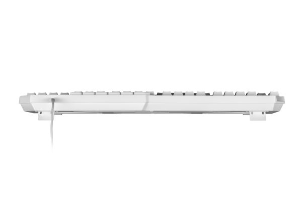 2E GAMING Membrane keyboard KG315 110key, USB-A, EN/UA, RGB, white