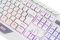 2E GAMING Membrane keyboard KG315 110key, USB-A, EN/UA, RGB, white