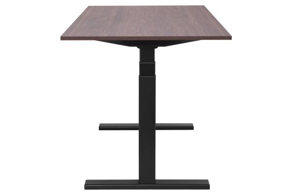 2E Computer table CE150WDARK-MOTORIZED, height adjustment, electric motor 220V, 62/128x150х75cm, Wood Dark