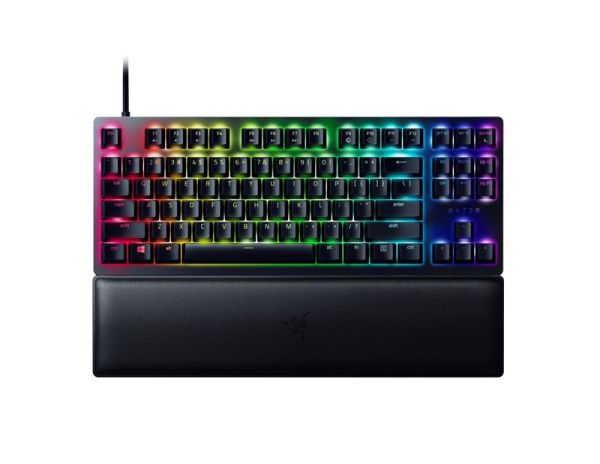 RZ03-03940100-R3M1, Razer Keyboard Huntsman V2 TKL RGB 87key Red Switch USB EN, black