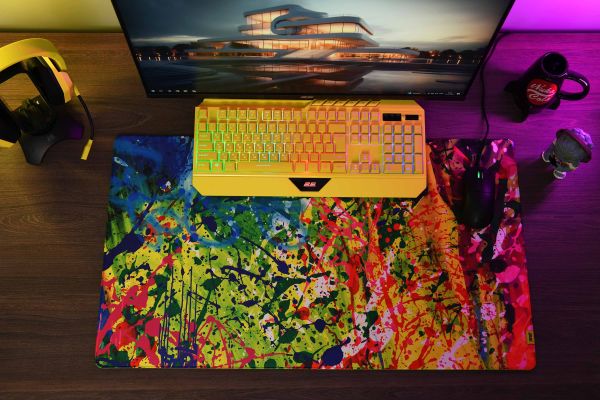 2E GAMING Mouse Pad PRO Speed D07, XL (800x450x3mm), multicolor