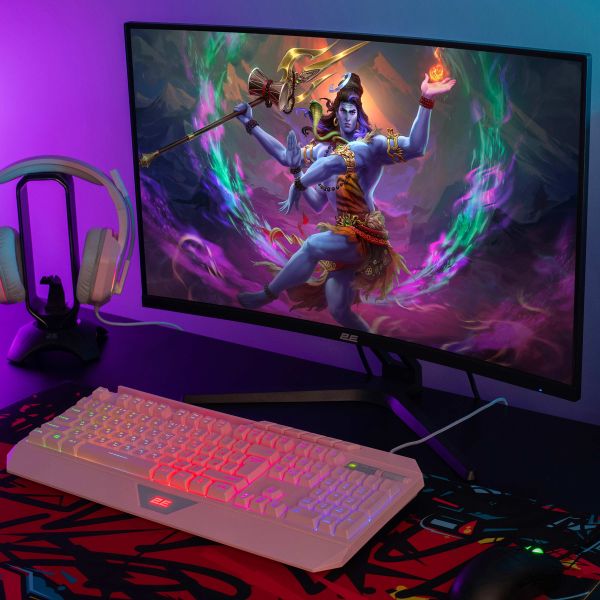 2E Monitor  GAMING 27" R2723BV HDMI, DP, VA, 165Hz, 6ms, CURVED, FreeSync