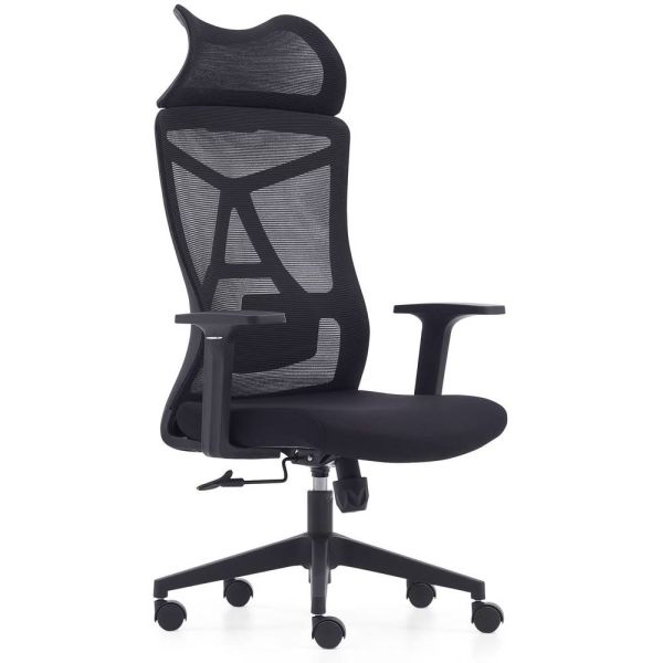 ALLX MS-1230, Office Chair, Black