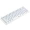 2E GAMING Membrane keyboard KG350 68key, USB-A, EN/UA/RU, RGB, white