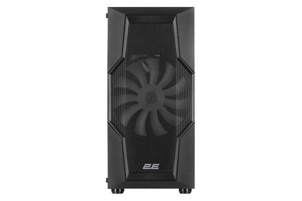 2E GAMING Computer case  TURBO (G2057B) , MidT, 2xUSB2.0,1xUSB3.0, 1x200+3x120ARGB,TG (side panel),without PSU,black