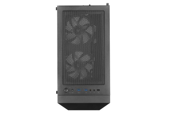 2E GAMING Computer case  TURBO (G2057B) , MidT, 2xUSB2.0,1xUSB3.0, 1x200+3x120ARGB,TG (side panel),without PSU,black