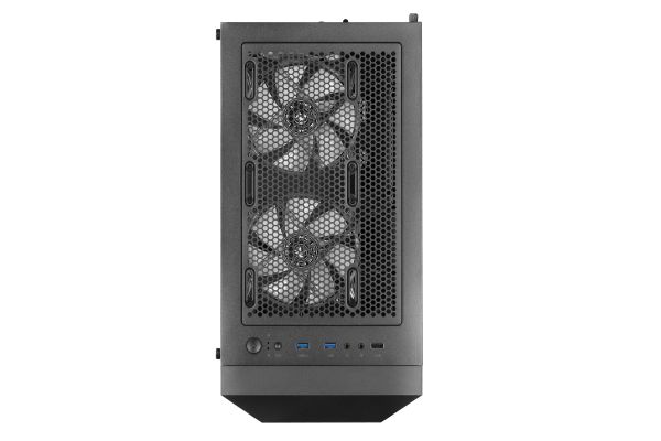 2E GAMING Computer case  TURBO (G2057B) , MidT, 2xUSB2.0,1xUSB3.0, 1x200+3x120ARGB,TG (side panel),without PSU,black