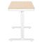 2E Computer table CE218D-MOTORIZED, height adjustment, electric motor 220V, (USB-A/USB-C), 72/120х118x60cm, beige