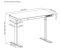 2E Computer table CE218D-MOTORIZED, height adjustment, electric motor 220V, (USB-A/USB-C), 72/120х118x60cm, beige