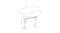 2E Computer table CE150WDARK-MOTORIZED, height adjustment, electric motor 220V, 62/128x150х75cm, Wood Dark
