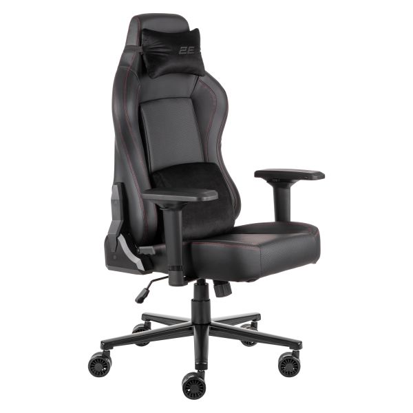 2E GAMING Chair BASAN Black/Red