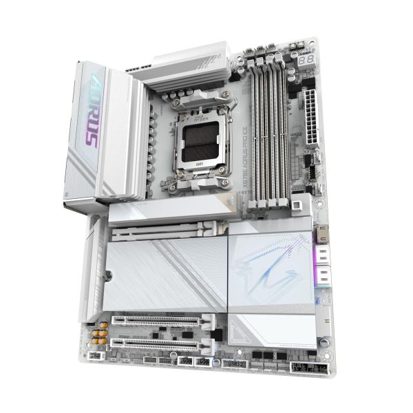 GIGABYTE Motherboard X870E AORUS PRO ICE sAM5 X870 4xDDR5 M.2 HDMI Wi-Fi BT ATX