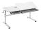 2E Computer table CE301K-MECHANIC, height adjustment, mechanical, 54/76х120x60cm, white