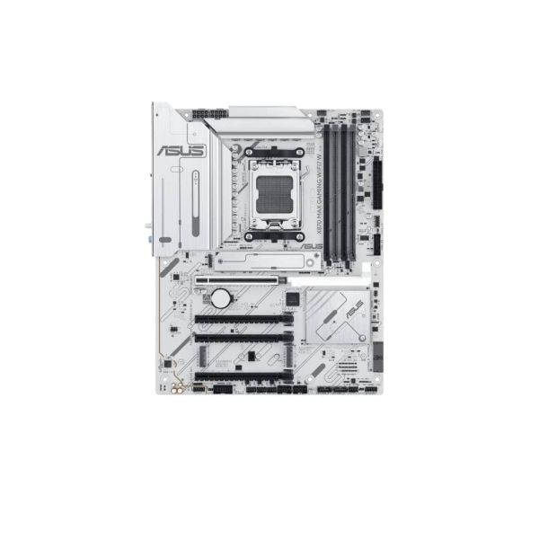 ASUS Motherboard X870 MAX GAMING WIFI7 W sAM5 X870 4xDDR5 M.2 HDMI USB Type-C WiFi BT ATX white