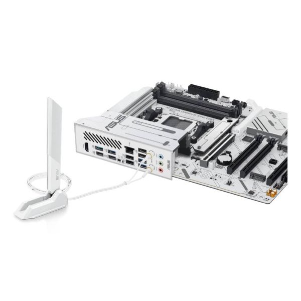 ASUS Motherboard X870 MAX GAMING WIFI7 W sAM5 X870 4xDDR5 M.2 HDMI USB Type-C WiFi BT ATX white