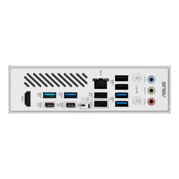 ASUS Motherboard X870 MAX GAMING WIFI7 W sAM5 X870 4xDDR5 M.2 HDMI USB Type-C WiFi BT ATX white
