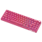 Royal Kludge RK R65-BR-XH RGB Mechanical Keyboard, Cream Switch, Hot Swappable, Wired, USB, Berry Red