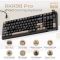 Royal Kludge RK R98PRO-PT-XW RGB Mechanical Keyboard, Beige Switch, Hot Swappable, Wired, Phantom
