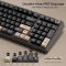Royal Kludge RK R98PRO-PT-XW RGB Mechanical Keyboard, Beige Switch, Hot Swappable, Wired, Phantom