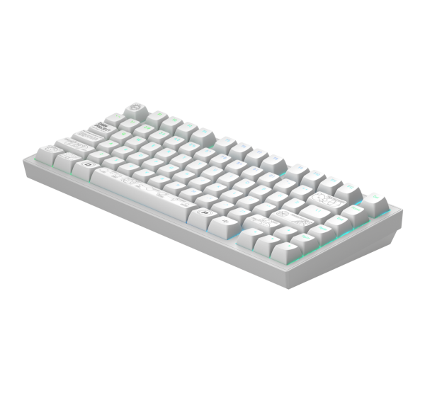 Keyboard/ Dark Project ALU Terra Nova White - Wireless Gaming Keyboard (ANSI)