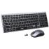 Keyboard+mouse UGREEN MK552 (85513), Wireless, USB, Bluetooth, Keyboard And Mouse, Grey