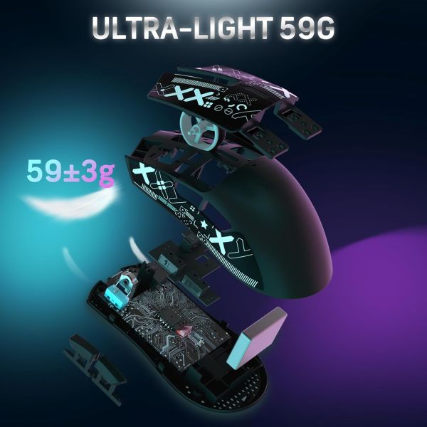 Attack Shark X11 Black with Tape