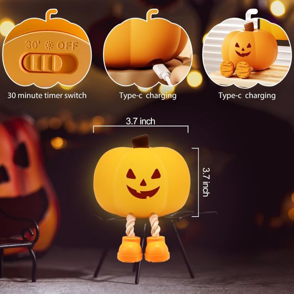 Pumpkin Night Light for Kids