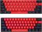 JOMGBB Keycaps Red Blakc
