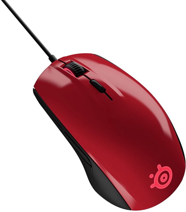 Steel Series Rival 100 Optical Gaming Mouse Forged Red