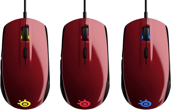 Steel Series Rival 100 Optical Gaming Mouse Forged Red